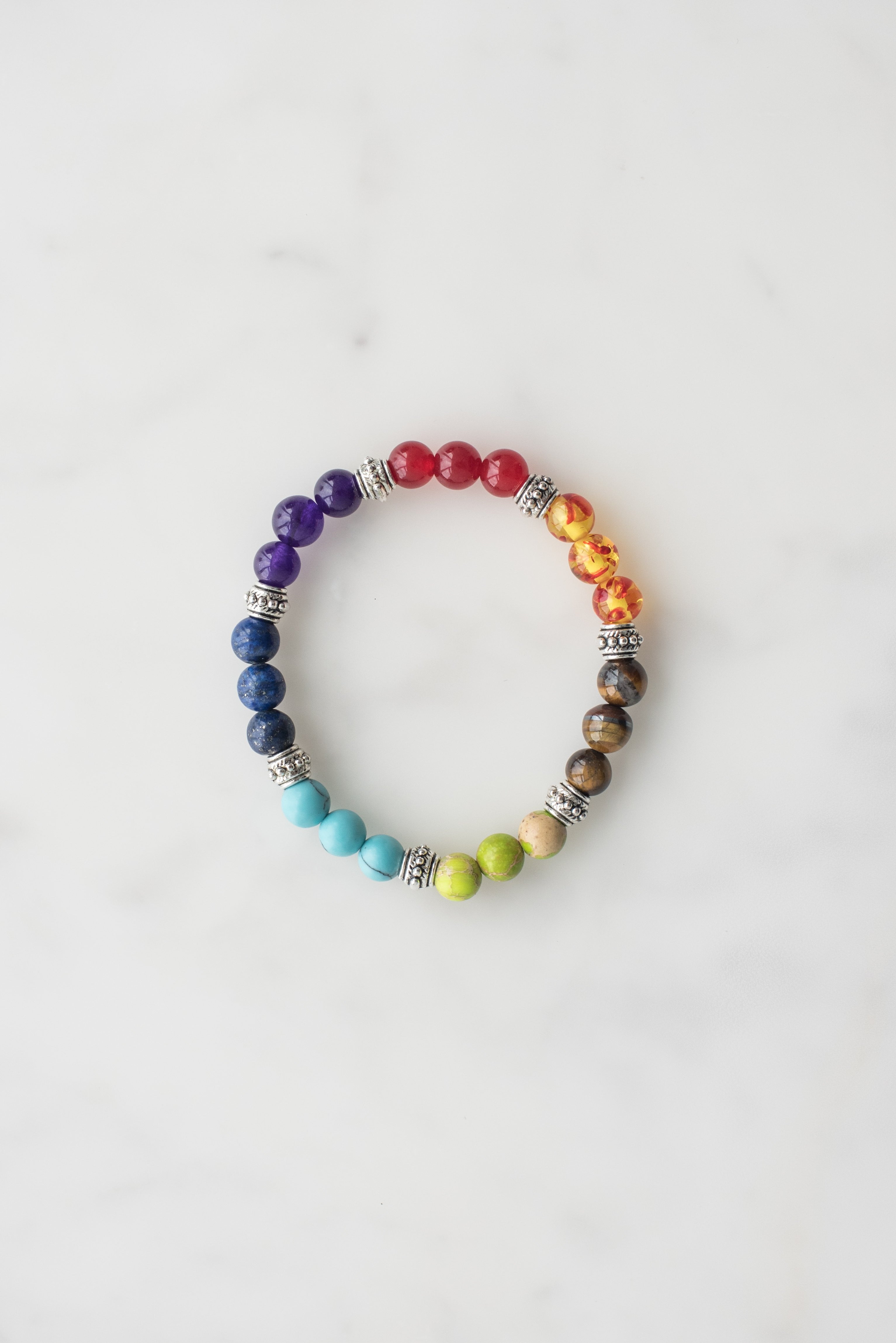 Chakra Bracelet On Marble - santo-18.test
