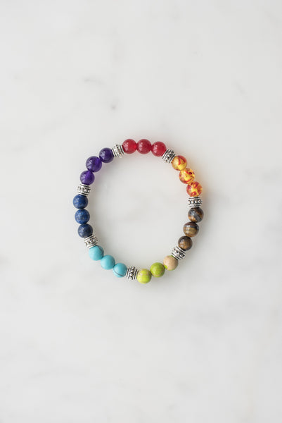 Chakra Bracelet On Marble - santo-18.test