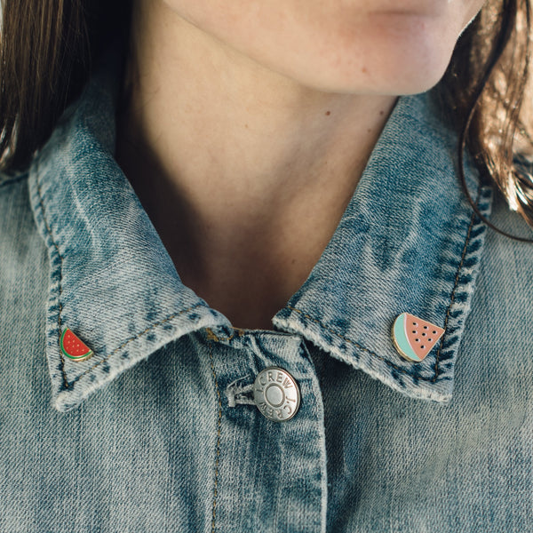 Fruit Pins On Jean Jacket - santo-18.test