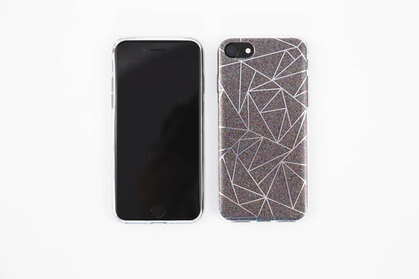 iPhone 7 Glitter Case Front Back - santo-18.test