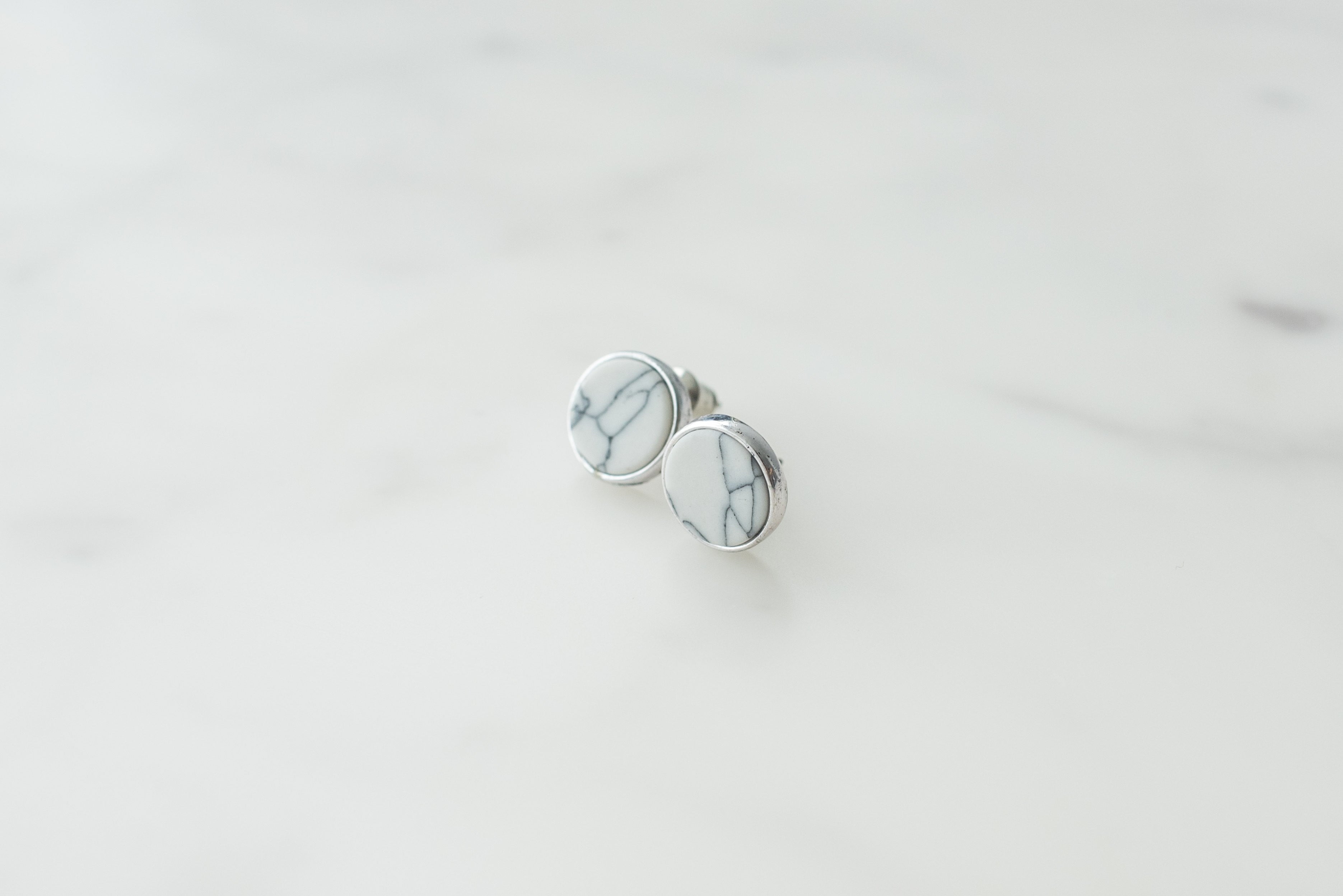 Marble Stud Earrings - santo-18.test