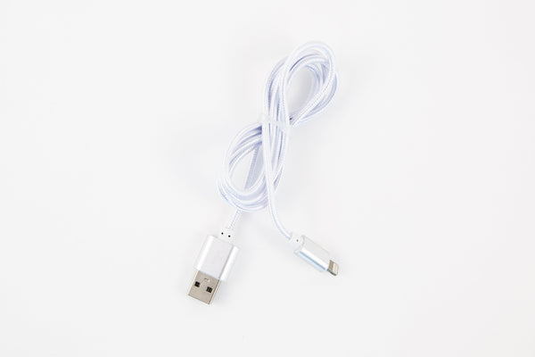 White Braided iPhone Cable - santo-18.test